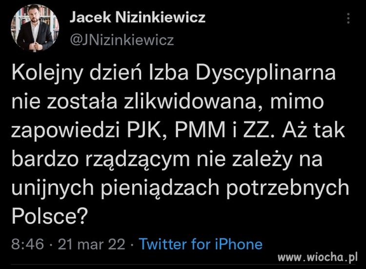 Są uzależnieni od Ziobry który ma na nim haki.