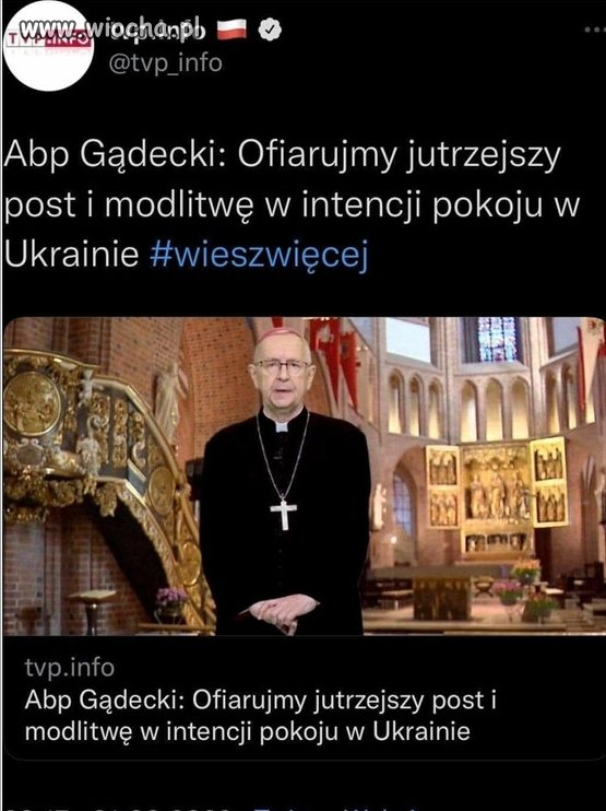Nikt tak pięknie nie pi..doli jak polskie biskupy