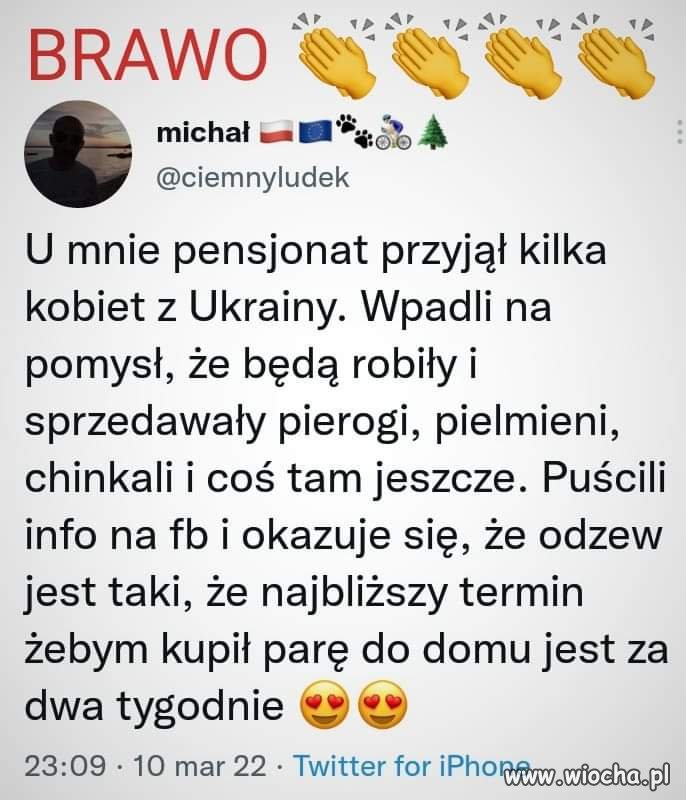 Bardzo dobry pomysł - brawo.