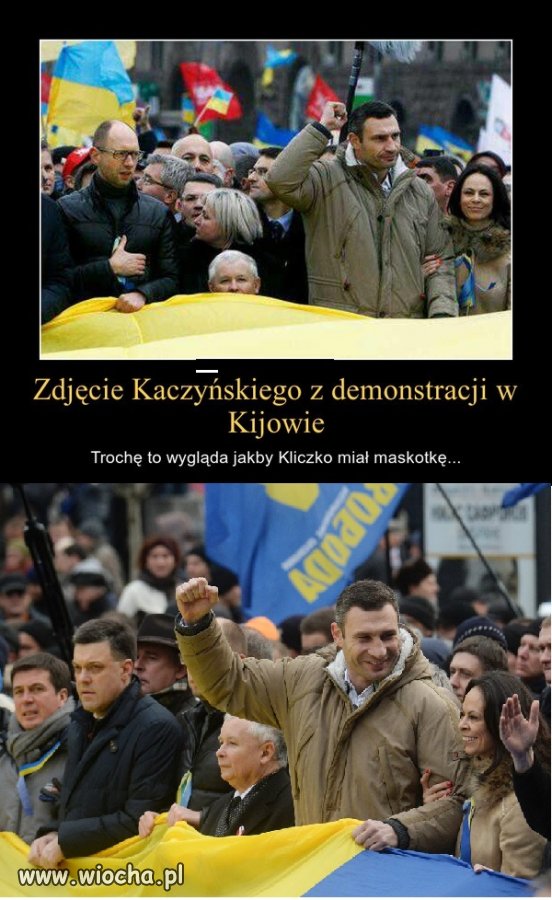Kaczyński już raz był na Ukrainie