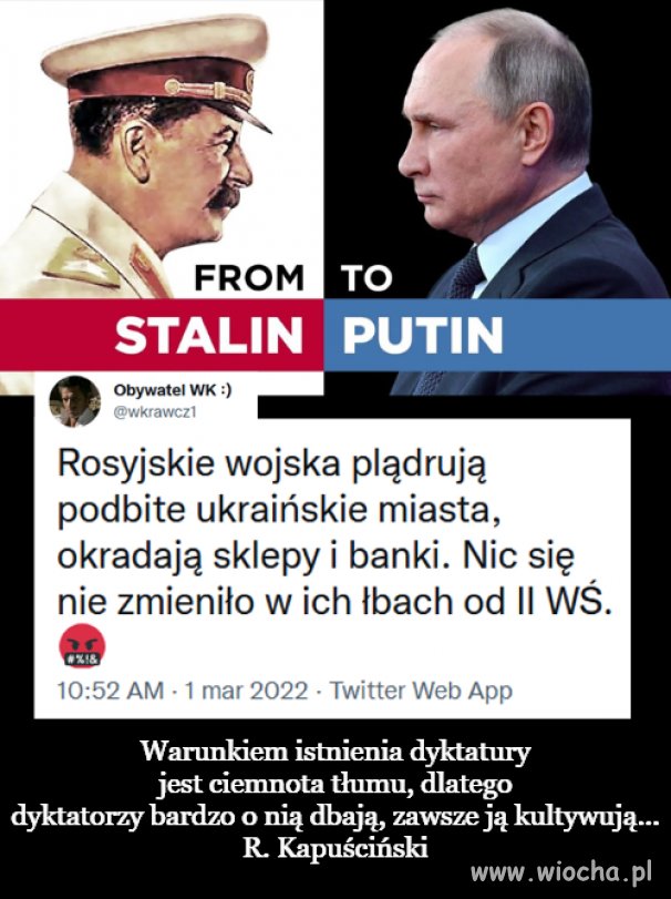 Kacap pozostanie kacapem