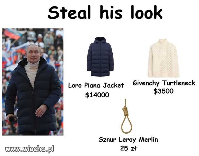 Putin na dzisiejszy dzień zajęcia Krymu...