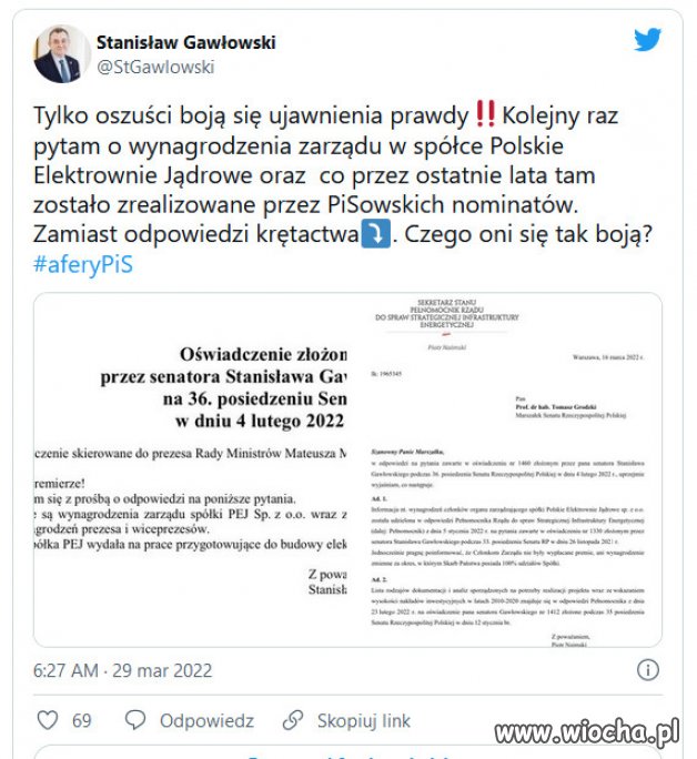 Czy to kolejny pretekst do dojenia kasy, przez PiS?