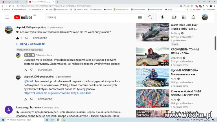 Polemika z ruskim YOUTUBEREM