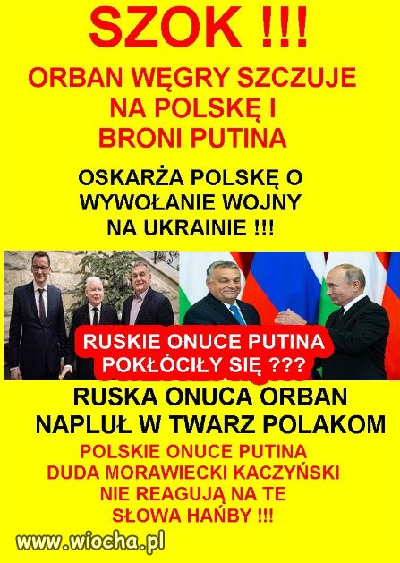 Tak wyglądają sojusze ze zdrajcami...