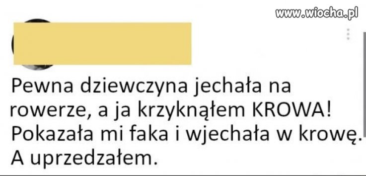 A uprzedzałem