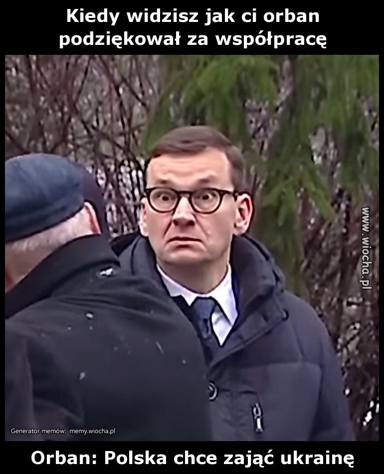 Kiedy widzisz jak ci orban podziękował za