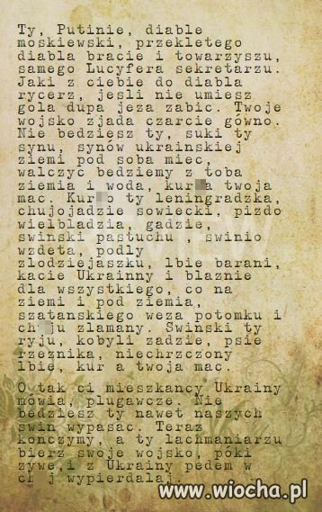 Zainspirowane obrazem Kozacy piszą list do sułtana