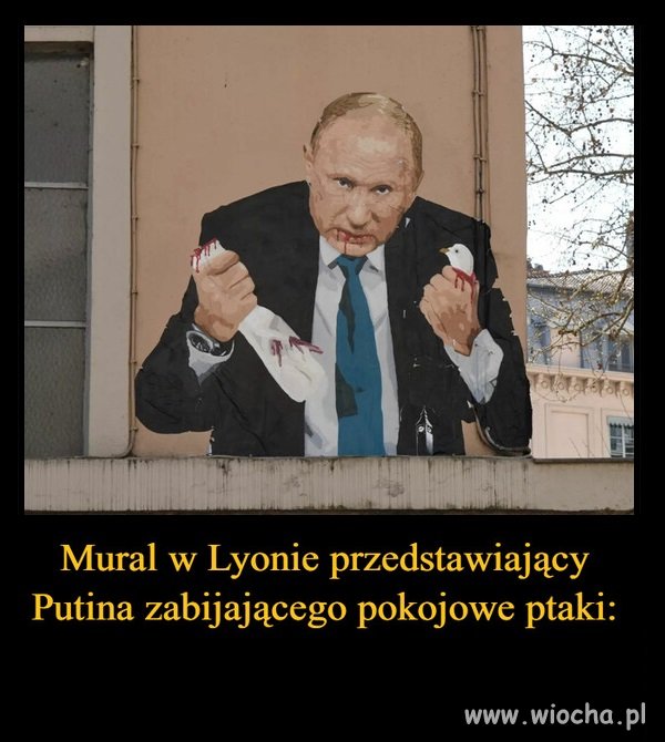 Putin i gołąbek pokoju 
