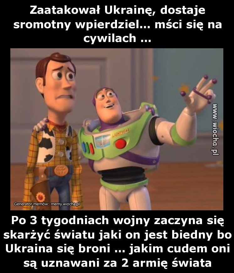 Zaatakował Ukrainę, dostaje sromotny wpierdziel...
