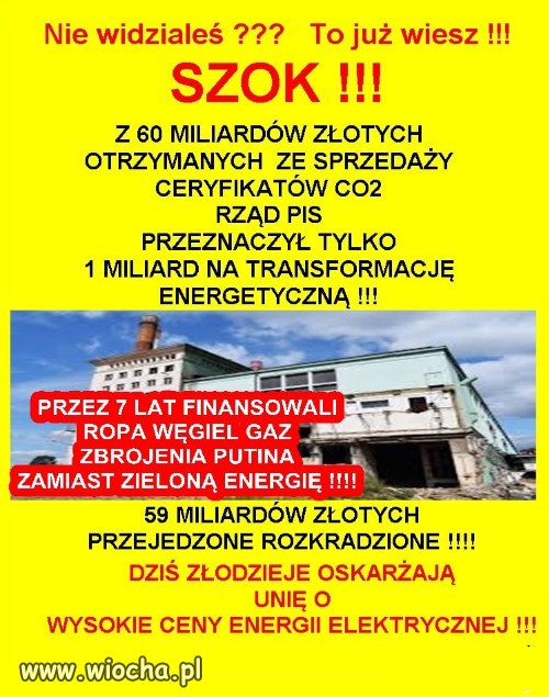 To nie UE jest winna za wysokie ceny energii elektrycznej