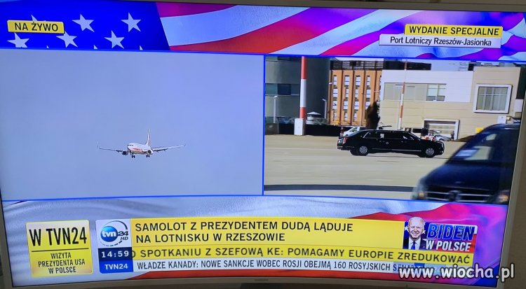 J. Biden odjeżdża, a A. Duda ląduje!
