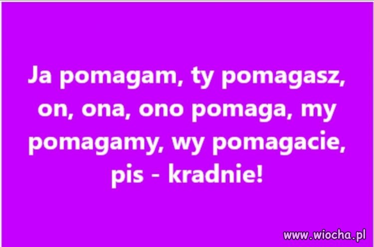 Prawidłowa odmiana