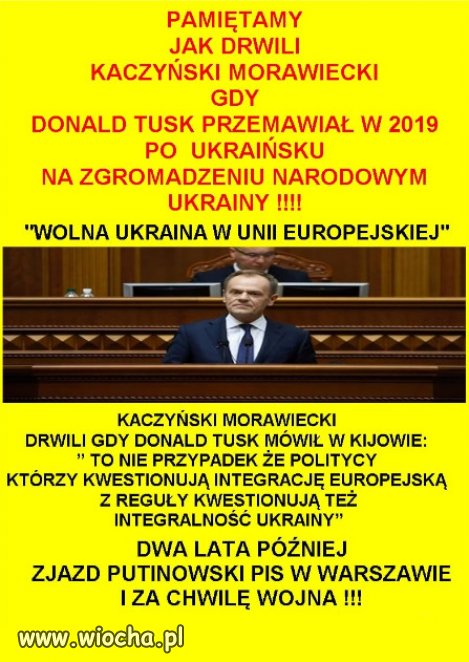 PiS chciał naśladować Tuska ale się nie udało...