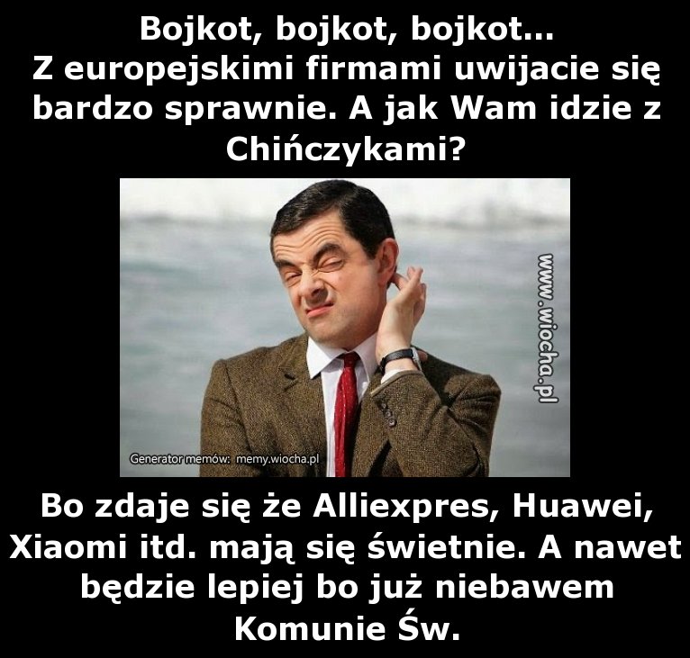Bojkot, bojkot, bojkot...