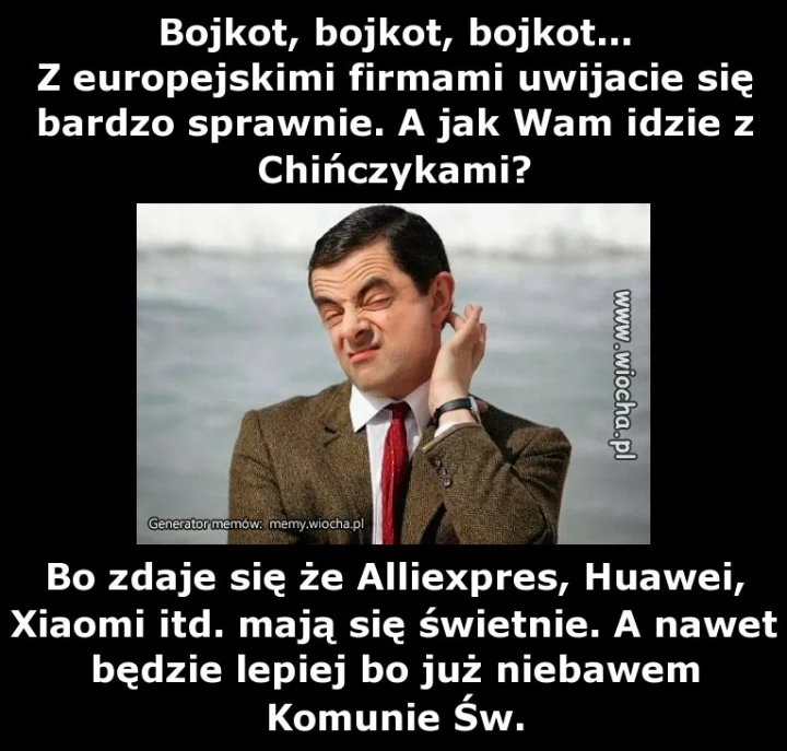 Bojkot, bojkot, bojkot...