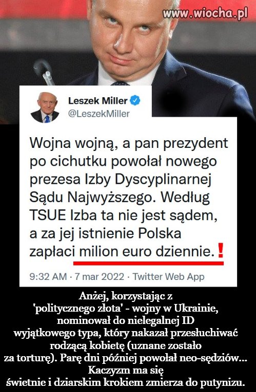 'Anżej' wykorzystuje sytuację 