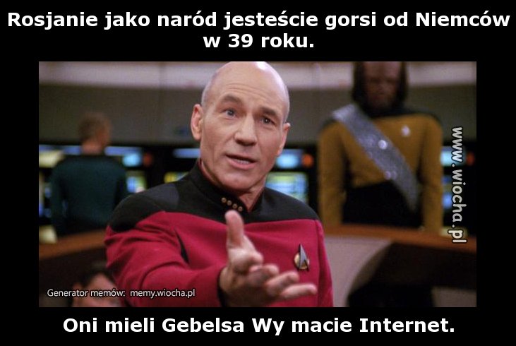Rosjanie jako naród jesteście gorsi od Niemców w