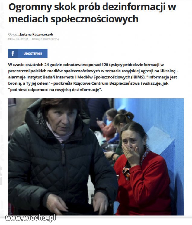 Coraz więcej trolli Putina, również na wiocha.pl