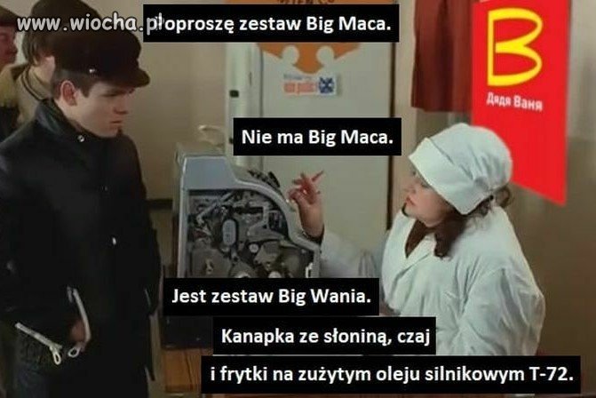 Zamiast BigMaca w menu
