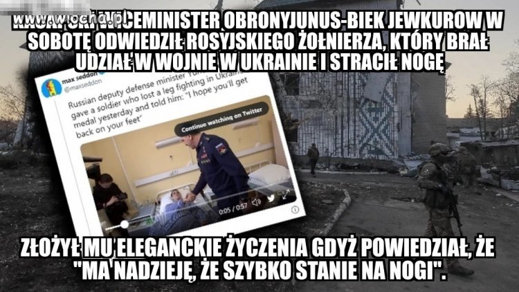 Takie tam kacapskie poczucie humoru albo...