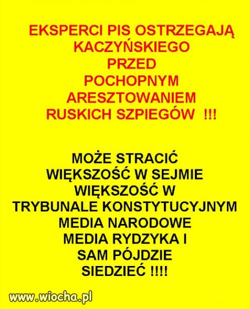 Ryzykowne decyzje Kaczyńskiego...