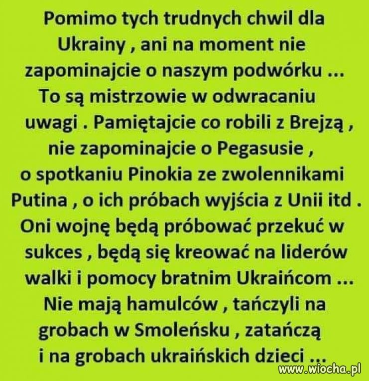 Nie pozwólcie zapomnieć !!!