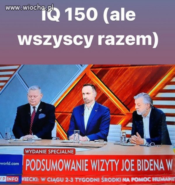 Wysokie IQ.