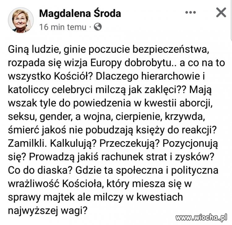 Co na to kościół, co mają do powiedzenia 