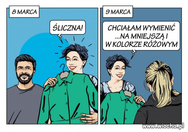'Trafiony'  prezent 