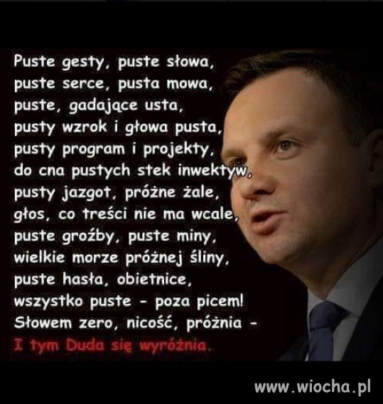 Prezydent Polski to brzmi dumnie...
