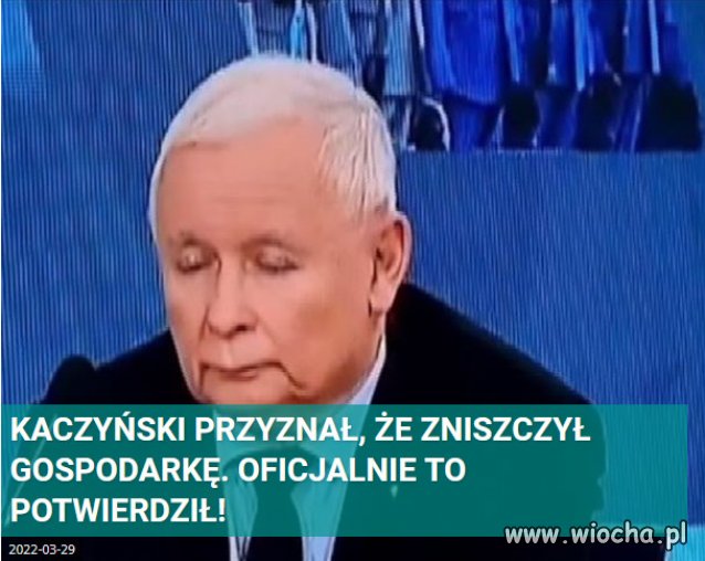 Moja wizja jest warta poświęcania gospodarki...