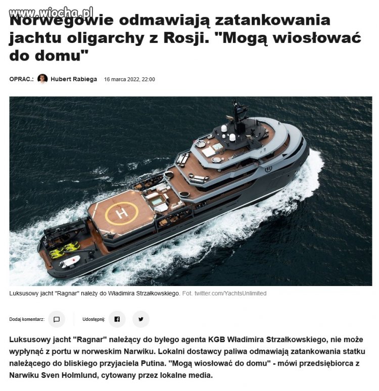Mogą wiosłować do domu lub używać żagli