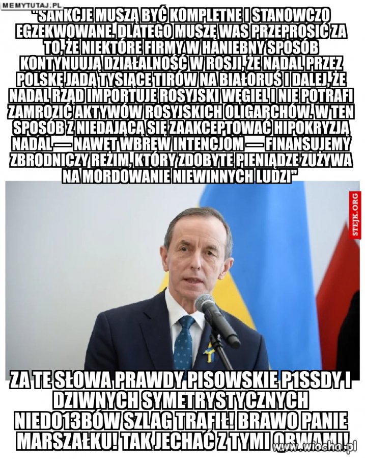 Słowa prawdy który biją w dziwne interesy...