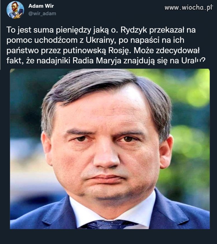 Pomoc Rydzyka dla uchodźców