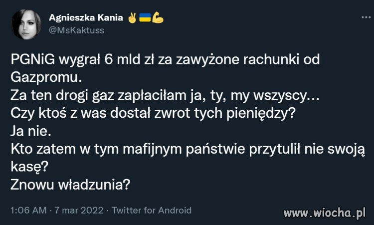 Kolejne złodziejstwo władzuni