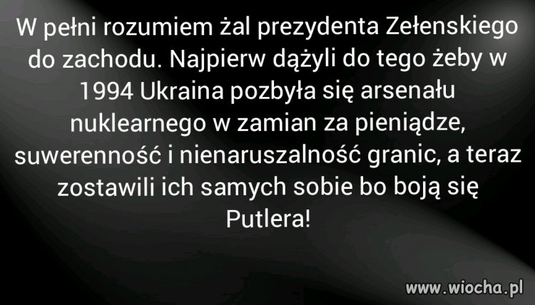 Póki świat będzie się bał Putina 