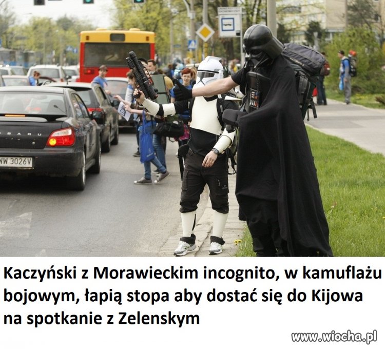 Kaczyński z Morawieckim w drodze na Ukrainę