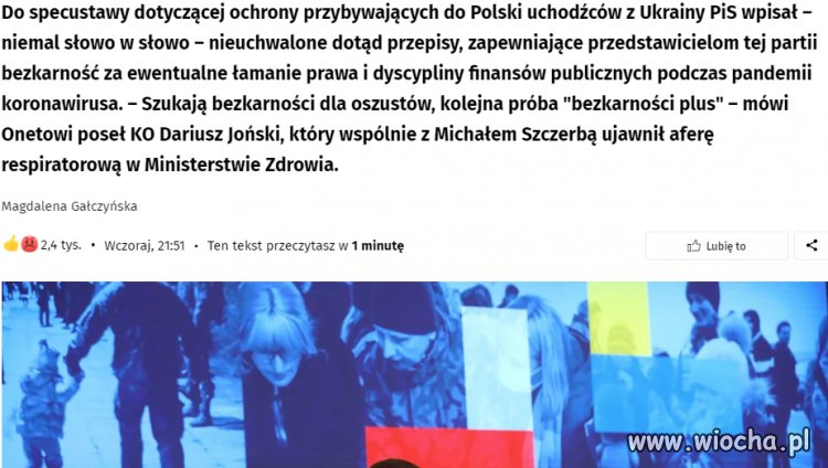 W ramach ustawy pomagającej uchodźcom