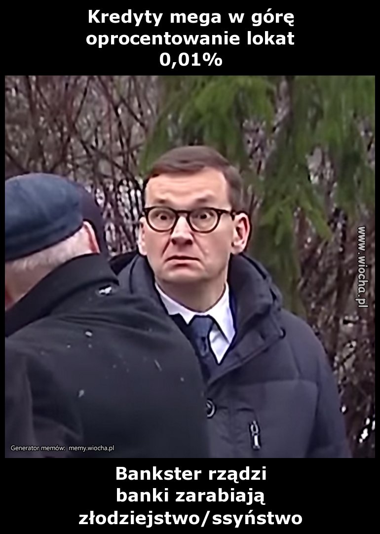 Kredyty mega w górę
oprocentowanie lokat 
0,01%