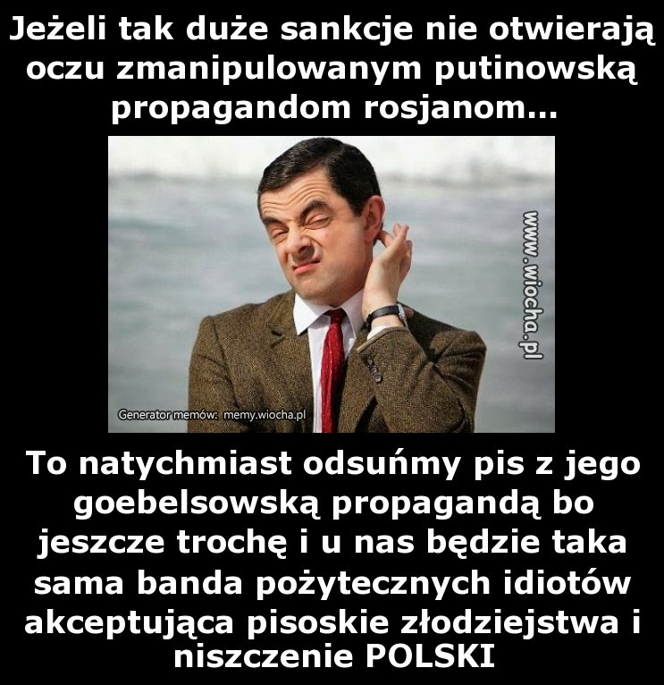 Jeżeli tak duże sankcje nie otwierają oczu
