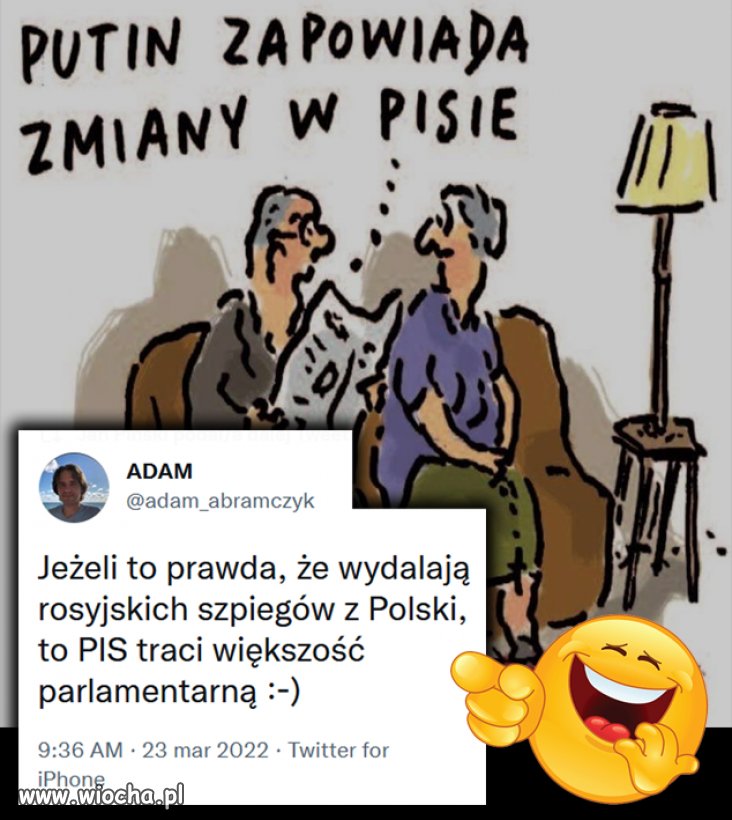 Bo chyba nawet połowa PIS powinno być wydalonych lub odsuniętych od władzy