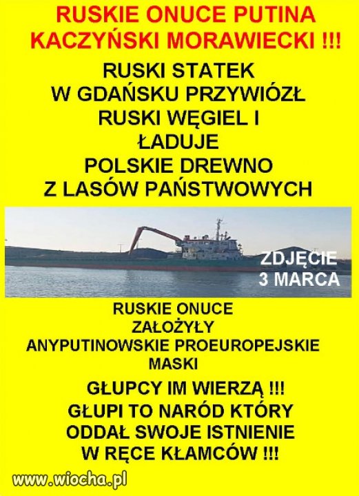 Tak wyglądają sankcje PiSu, dla Rosji Putina...