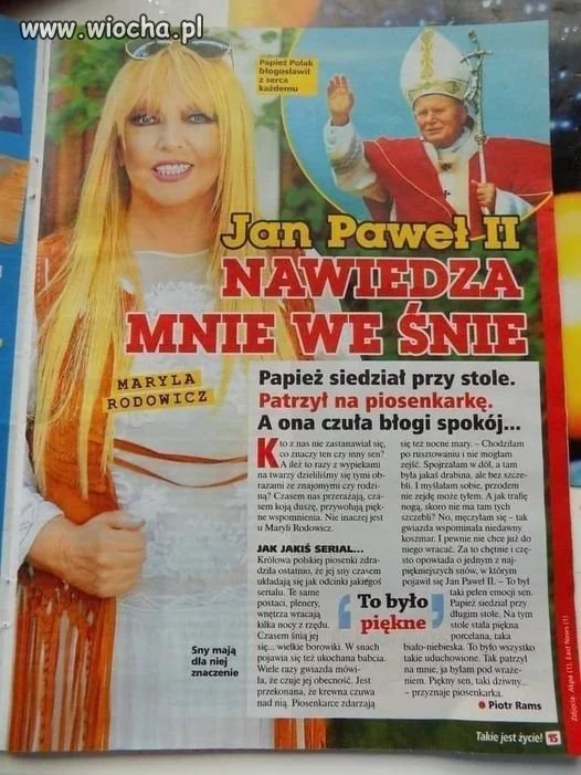 JPII zakochany w Maryli ?