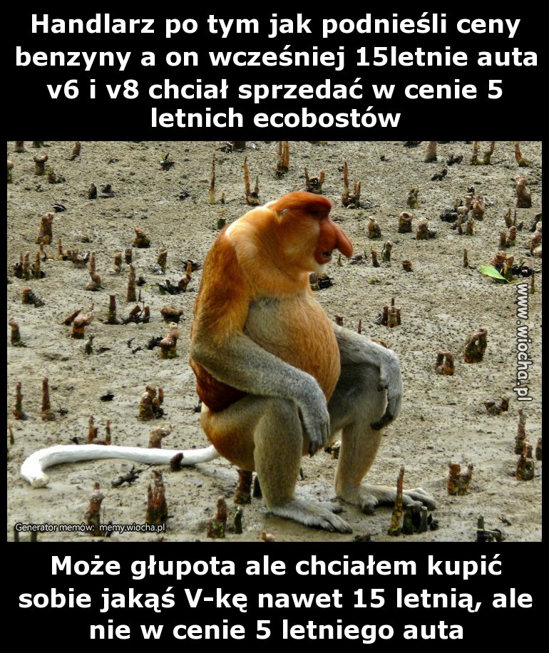 Handlarz po tym jak podnieśli ceny benzyny a on