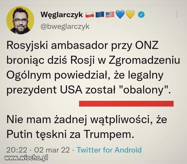 Tęskni. 
