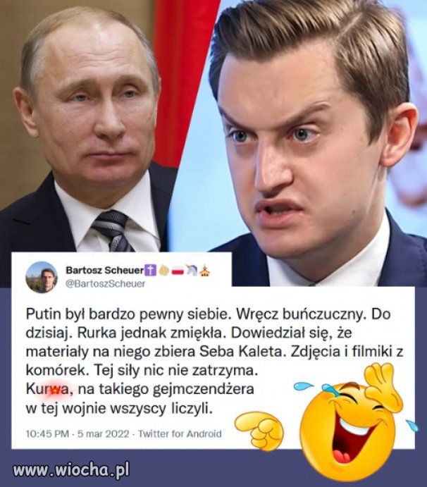 Kaleta postrachem Putina