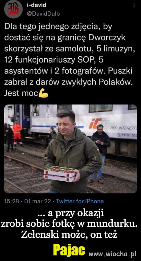 My rządzący lubimy fotografować się w mundurkach 