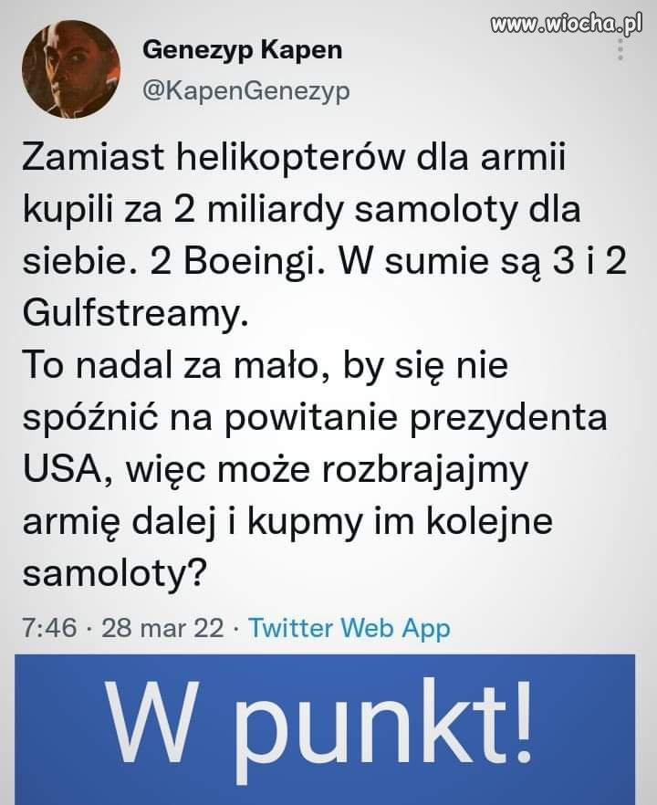 W punkt. 
