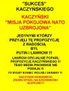 Już tylko Putin i Ławrow chwalą plan Kaczyńskiego.